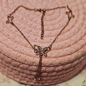 Elegant Butterfly Gold Ocre Bracelet Fantasy.